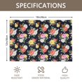thumbnail image 3 of Placemat, Pioneer Flower Floral Print Pattern Place Mats Table Mat Set Of 2, PVC Washable Placemats for Party Kitchen Dining Decoration, 18x12 Inch, Fade Resistant, 3 of 6