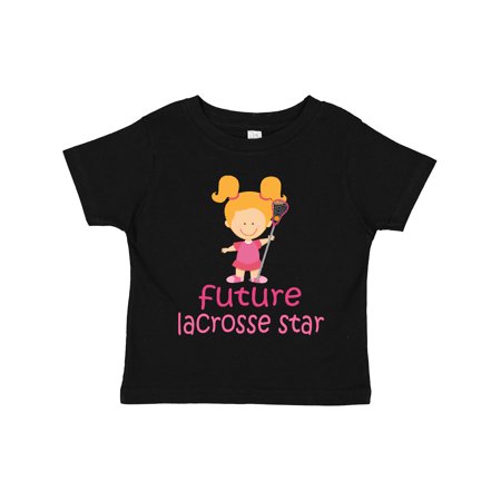 

Inktastic Future Lacrosse Star Girl Gift Toddler Toddler Girl T-Shirt