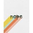 thumbnail image 2 of Hershey, Moira 15x18 White Modern Wood Framed Museum Art Print Titled - Rainbow Words III, 2 of 4