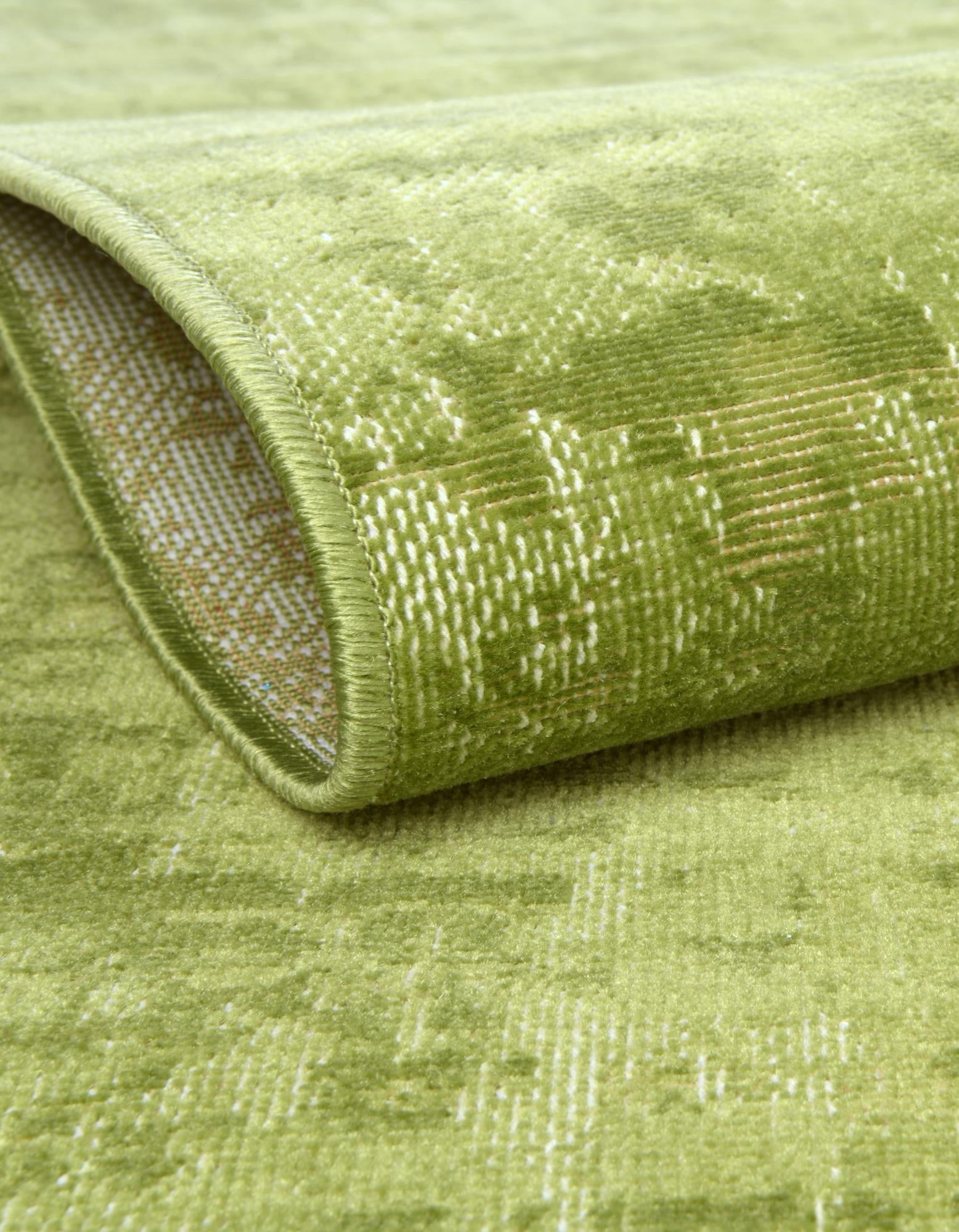 Unique Loom Valencia Collection Area Rug - Seville (2' x 6' 1" Runner Green/Ivory)