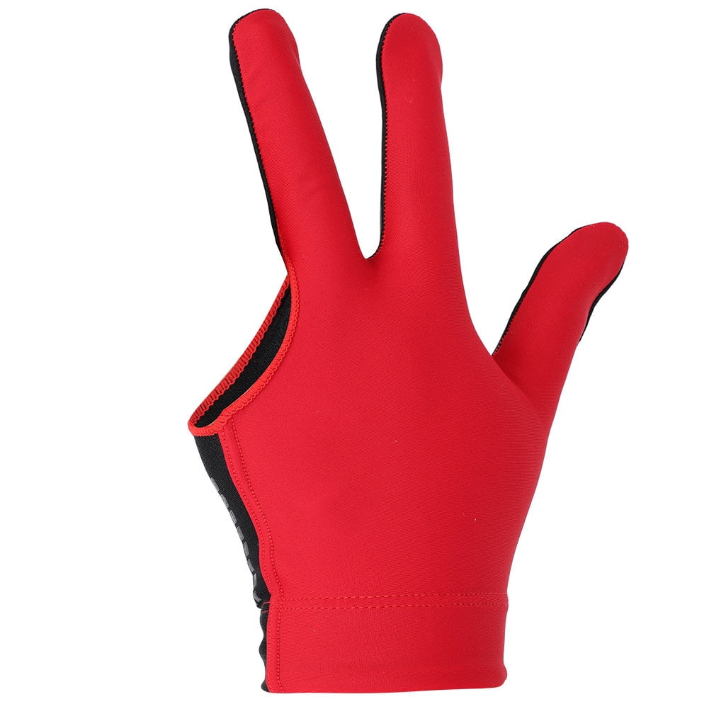 Felice Guanto Biliardo Maroon – Reversibile Per Mano Destra E Sinistra, Regalo Per Giocatore
