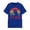 Blue, variant on Women's Vintage T‑Shirt Grumpy Cat Coffee Sunset Graphic Crew Neck Short Sleeve Tee Casual Streetwear Top