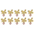 thumbnail image 1 of dianhelloya 10Pcs Sparkling Rhinestones Nail Charms Three-dimensional Bowknot Alloy DIY Accessories, 1 of 7