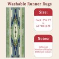 thumbnail image 6 of 2x6 FT Kitchen Runner Rugs Non Skid Washable, Faux Wool Rug Runners for Hallways Bathroom Carpet Runner, Soft Indoor Modern Floor Rug for Entryway Laundry Room, 6 of 11