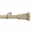 thumbnail image 2 of Urbanest Adjustable Single Curtain Rod Set Chilton Finials – 1 - Inch Diameter, With Renaissance Gold Rod, 28–48 Inches, 2 of 7