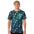 thumbnail image 4 of Disney Mens' Mickey Mouse Faces in Space Sublimated All-Over Print T-Shirt, 4 of 5