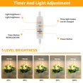 thumbnail image 3 of Plant Grow Light with Adapter LED Growing Light Full Spectrum for Indoor Plants Height Adjustable  Automatic Timer  5V Low Safe Voltage Idea for Small Plant Light, 3 of 6