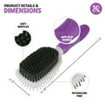 thumbnail image 2 of Pet Grooming Brush - Fur Detangling Pins & Coat Smoothing Slicker Bristles, Two-Sided Design for Dogs, Cats & Other Animals, 2 of 8