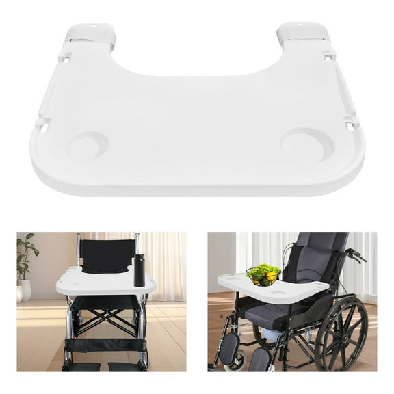 DENEST Wheelchair Table Board Wheelchair Table Wheelchair Lap Tray for Eating Reading