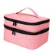 thumbnail image 2 of 2 piezas Estuche de transporte para esmalte de uñas Bolsa Protección del medio ambiente Maquillaje de viaje Rosado azul Yuyangstore Estuche de transporte de esmalte de uñas, 2 of 8