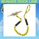 thumbnail image 5 of Línea de muelle para , cuerda de anclaje para , estirable hasta 5,5 pies, rodamiento de carga de 2200 , accesorios para barco , Puntos negros amarillos DYNWAVEMX Líneas de muelle de bungee, 5 of 8