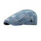 thumbnail image 2 of Gorro de , gorro de taxista, gorro en espiga, otoño, cálido, para hombres británicos, gorra plana a cuadros, gorra de vendedor de periódicos para Azul claro Yinane boina, 2 of 8