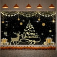 thumbnail image 6 of Merry Christmas Theme Background Banner Christmas Party Decoration Xmas Santa Claus Backdrop Supplies Photo Shoot Props, 6 of 9