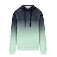 thumbnail image 4 of Ombre Hoodies for Women Plus Size Casual Drawstring Hooded Pullover Sweatshirts Fall Gradient Color Printed Long Sleeve Sweater Tops with Pockets Purple XXL, 4 of 6