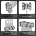 thumbnail image 5 of Trolley Assembly de 6 ruedas para unistrut, puntal más alto de 1, 5/8 de ancho, 5 of 5