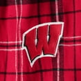 thumbnail image 3 of Men's Concepts Sport Red/Black Wisconsin Badgers Ultimate Flannel Pants, 3 of 3