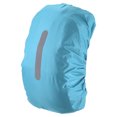 thumbnail image 1 of Cubierta de mochila impermeable Uxcell de 65-75L con correa reflectante vertical, XL, azul claro, 1 of 5