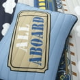 thumbnail image 6 of Steam Trains Quilt Navy/Multi 3Pc Set Full/Queen, 6 of 12