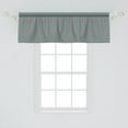 thumbnail image 2 of Ambesonne Floral Window Valance, Vintage 50s Inspired, 54" X 18", Petrol Blue Dark Coral, 2 of 3