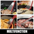 thumbnail image 6 of Fish Spatula and Tongs, Set of 2, Silicone Head, 6 of 7