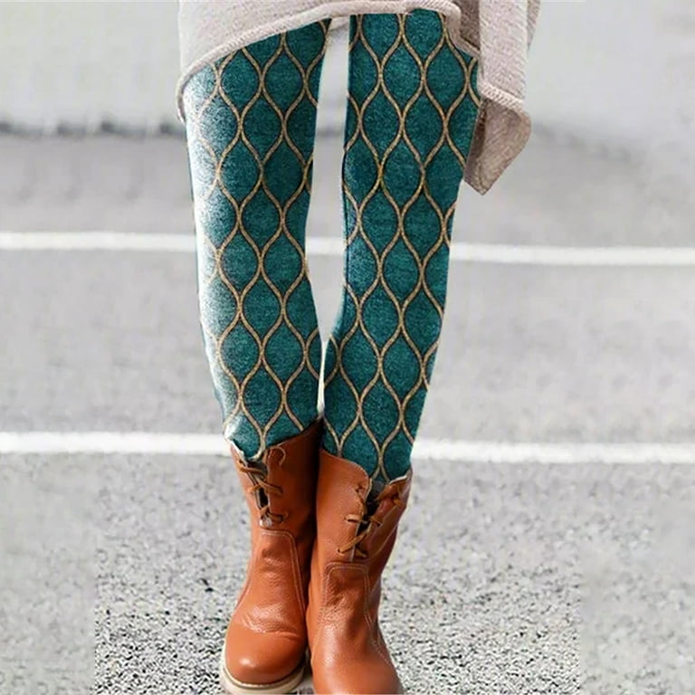 Boot Leggings Geometric All- Slim Women Long Casual Printed Pants