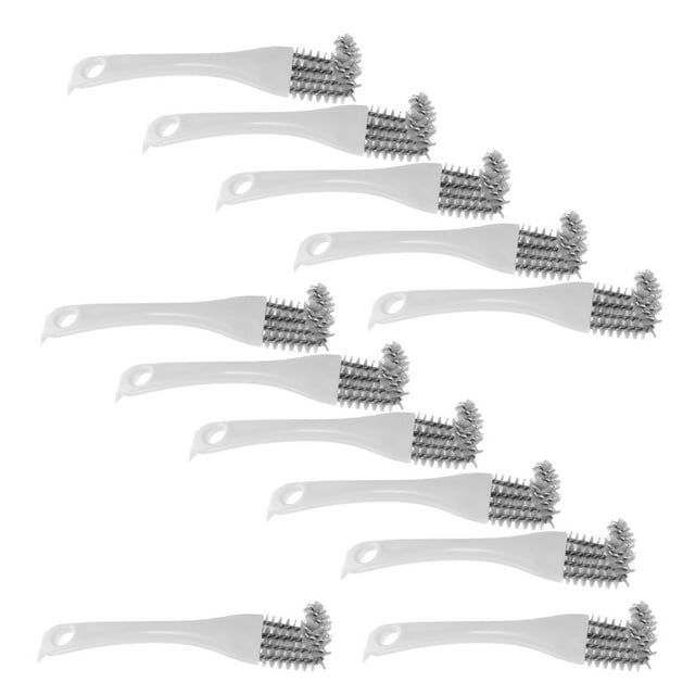 SHOWERORO 12Ud Cepillo De Cocina Reutilizable Para Limpieza De Ranuras Y Barbecue Con Construcción Resistente