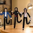 thumbnail image 3 of Michae Bendable Pop Star Plush Doll with Internal Wire Armature, Posable Stuffed Puppet for Desk Display, Collectible Music Gift for M-J Fans, 3 Pack, 3 of 5
