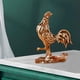 thumbnail image 5 of Estatua de gallo de latón, estatuilla decorativa, escultura de Animal, adorno de escritorio para sala de estar, estantería, escritorio de Festival de Macarena Estatuilla de escritorio, 5 of 8