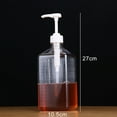 thumbnail image 5 of Joernso 1600ml Transparent Double Scale Pump Bottle Sanitary Coffee Syrup Graduated Bottle for Kitchen, 5 of 8