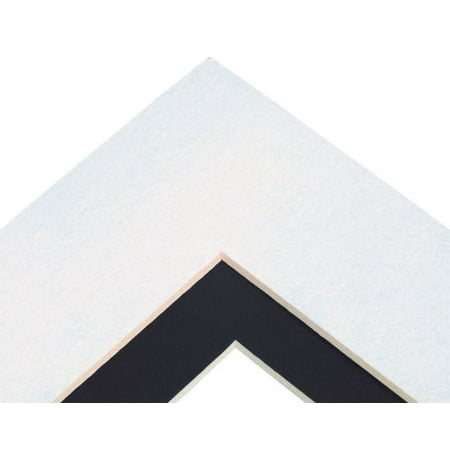 Sax Exclusive Die-Cut Mat Boards, 11 x 14 Inches, White Pebble, Pack of 10