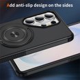 thumbnail image 6 of For Samsung Galaxy S26 Ultra 5G Magnetic 360° Rotating Holder Phone Case,Black,For Galaxy S26 Ultra 5G, 6 of 9