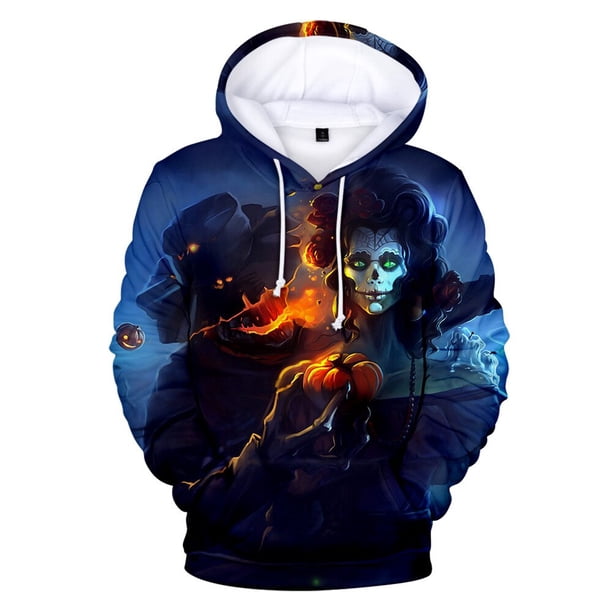 Sudaderas con capucha de Cosplay de Halloween, chaqueta informal para niños y adultos, tallas para niños, jersey de calabaza, Jersey Unisex08Niños 110 Deng Xun unisex
