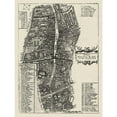 thumbnail image 3 of Unknown 12x14 Black Modern Framed Museum Art Print Titled - Quays of London V, 3 of 5