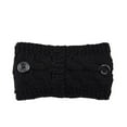 thumbnail image 3 of YWDJ Turban Headband for Women Winter Cross Ear Warmer Head Wraps Headbands Side Buttons For Use Face Covering A, 3 of 4