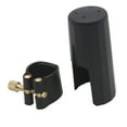 thumbnail image 3 of Greeniant Boquilla Clarinete Ligadura Accesorios de cuero Clip Alto Hebilla Cap Barítono Soprano Musical Pars Abrazadera Cubierta Accesorios para instrumentos musicales, 3 of 6