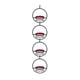 thumbnail image 2 of Hxlamzoo Thickened Glass Hummingbird Feeder, Outdoor Garden, Easy to Use, Great Gift Idea, 2 of 9