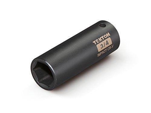 TEKTON 47790 1//2-Inch Drive by 3//4-Inch Deep Impact Socket Cr-V 6-Point