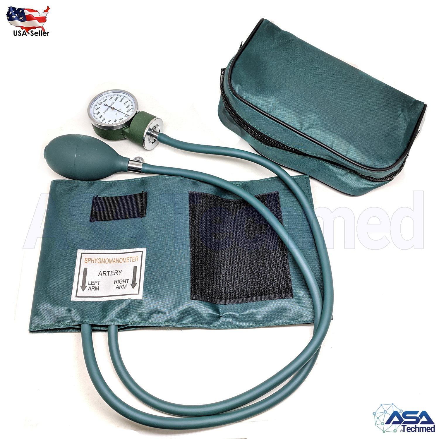 New Blood Pressure Cuff Sphygmomanometer Kit with Zippered Case adult /medium 