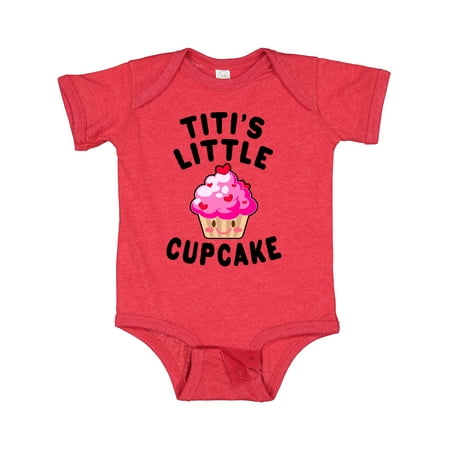 

Inktastic Titis Little Cupcake Gift Baby Girl Bodysuit