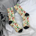 thumbnail image 5 of Vsdgher Mushrooms Gnomes Crew Socks for Men & Women, Breathable Casual Athletic Ankle Socks, 5 of 6