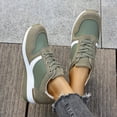 thumbnail image 6 of AUDeals Women's Wedge Sneakers Lace Up Platform Shoes Lightweight Non Slip Fashion Walking Casual Shoes, 6 of 9