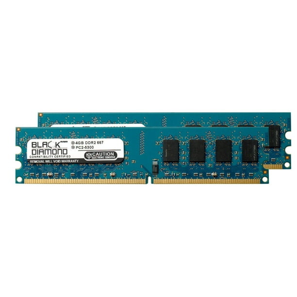 8gb 2x4gb Ram Memory For Gigabyte Ga G Series Ga G41m Es2l Ddr2 Dimm 240pin Pc2 5300 667mhz Black Diamond Memory Module Upgrade Walmart Com Walmart Com