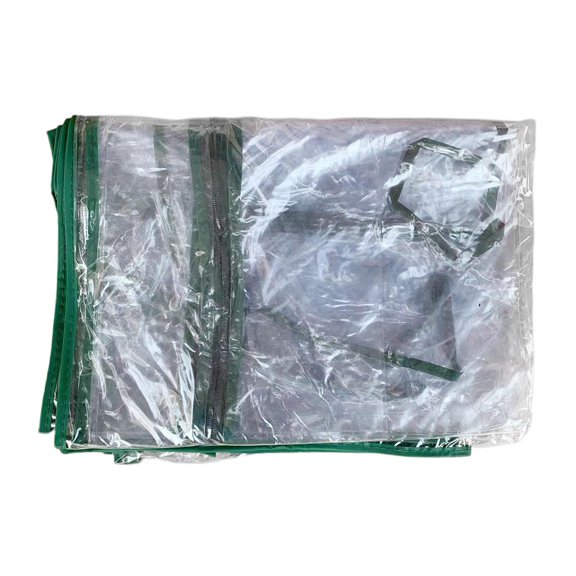 yotijay Transparent PVC 4 Tier Cover Mini Greenhouse, With Zipper Door, Efficient Protection