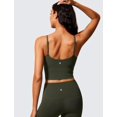 thumbnail image 2 of Remera CRZ YOGA Butterlift Crop Top con Escote Redondo Oliva M, 2 of 5