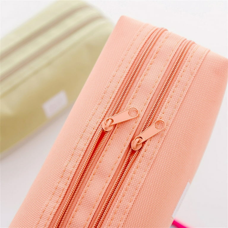 Hariumiu Pencil Case Pencil Pouch Waterproof Elastic Smooth Zipper Flexible  Silicone Student Stationery Storage Pouch Daily Use 