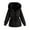 Black, variant on Lindreshi Winter Coats for Women 2023 Trendy Womens Warm Long Sleeve Coat Hoodies Collar Jacket Slim Winter Outwear
