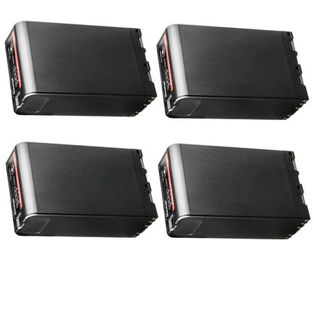 Kastar BP-U96 Battery 4-Pack Replacement for Sony PXW-Z280 PMW-100 PMW-150 PMW-150P PMW-160 PMW-200 PMW-300 PMW-300K1 PMW-EX1 PMW-EX1R PMW-EX3 PMW-EX3R Camera