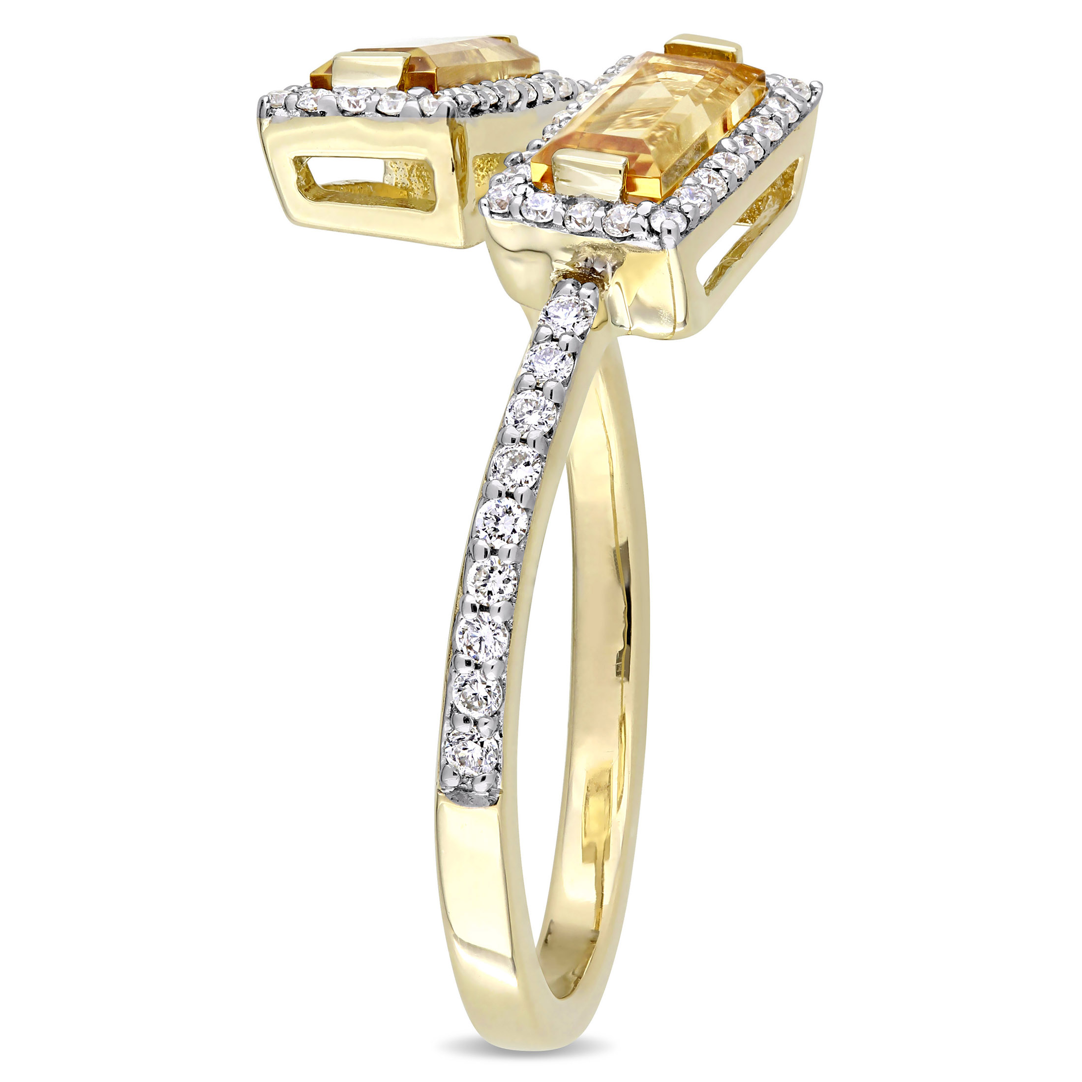 Everly Women's Citrine 14k Yellow Gold Ring