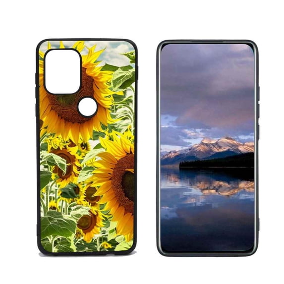 Compatible with Moto G Stylus 5G Phone Case, Sunflowers-3 Case Men Women, Flexible Silicone Shockproof Case for Moto G Stylus 5G