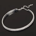 thumbnail image 1 of Collar de moda, collar de boda, cadena de clavícula con diamantes, collar multicapa, 1 of 6
